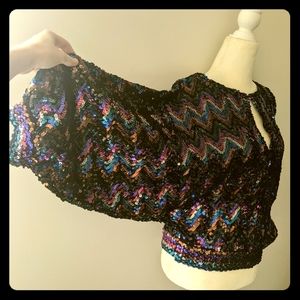 Rainbow Sequin Top 💖🌟🎇💥